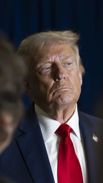 El presidente Donald Trump participa en una reunión privada con Javier Milei, presidente de Argentina, en la sede de las Naciones Unidas en la ciudad de Nueva York, el martes 23 de septiembre de 2025.