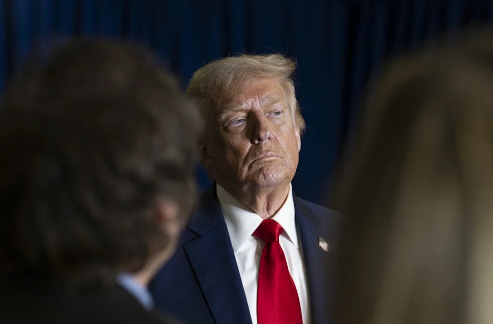 El presidente Donald Trump participa en una reunión privada con Javier Milei, presidente de Argentina, en la sede de las Naciones Unidas en la ciudad de Nueva York, el martes 23 de septiembre de 2025.