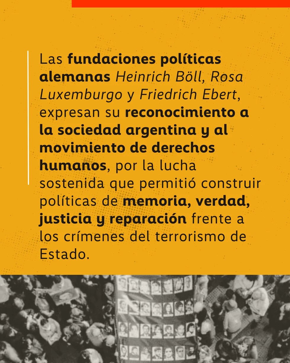 Declaración conjunta de las Fundaciones Rosa Luxemburgo, Frierich Ebert y Heinrich Böll