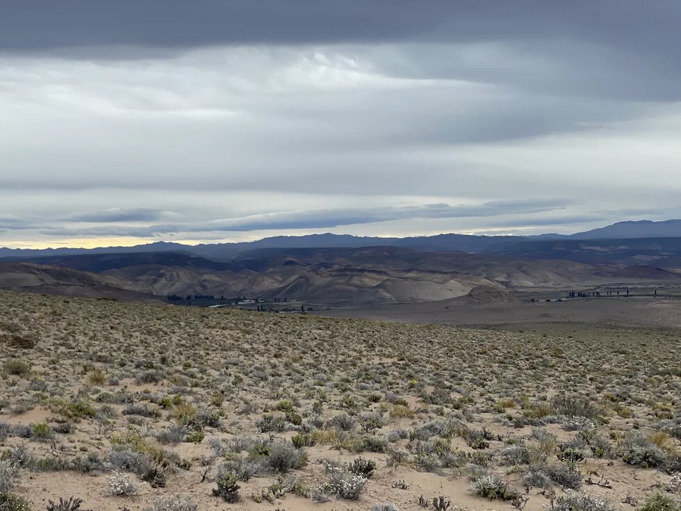 Imagen de montañas en Chubut, Patagonia Argentina