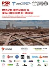 Portada informe con fotografía del fracking